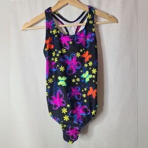 Girls speedo one peice swimsuit size 14